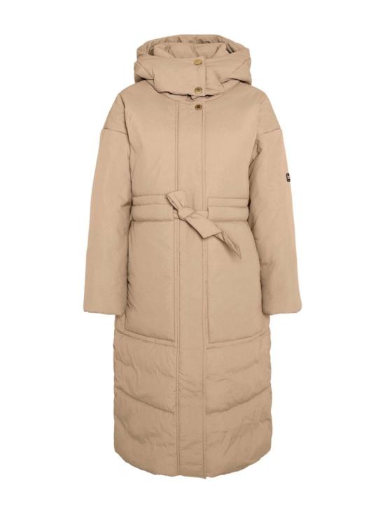 25FW 바버 인터내셔널 세로바 롱 패딩 재킷 LQU1780BE31 Neutrals
