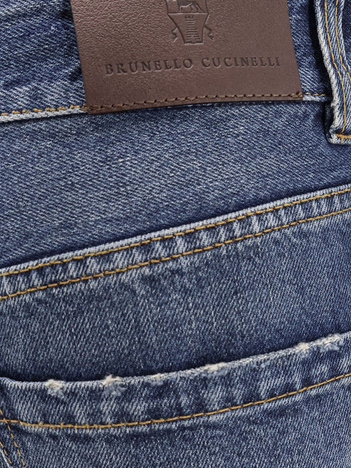 25FW 브루넬로 쿠치넬리 데님 팬츠 MA095P4035C9039 Blue - BRUNELLO CUCINELLI