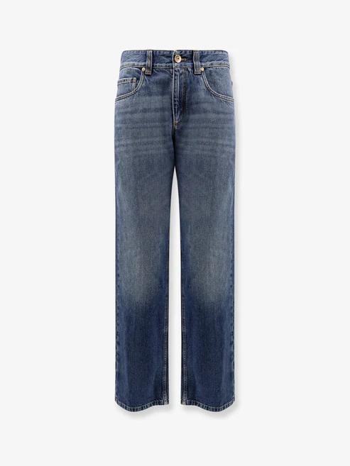 25FW 브루넬로 쿠치넬리 데님 팬츠 MA095P4035C9039 Blue