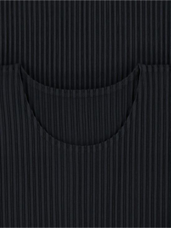 25SS 옴므 플리세 이세이 미야케 반팔 티셔츠 HP57JK52015 Black - HOMME PLISSE' ISSEY MIYAKE