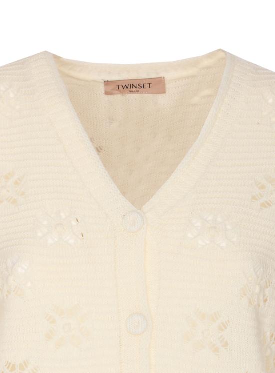 25FW 트윈셋 스웨터 252TP3211 00282 White - TWINSET