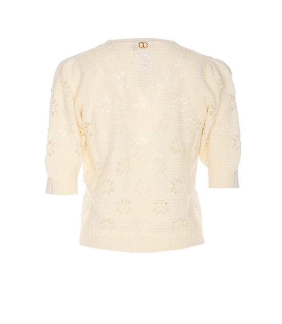 25FW 트윈셋 스웨터 252TP3211 00282 White - TWINSET