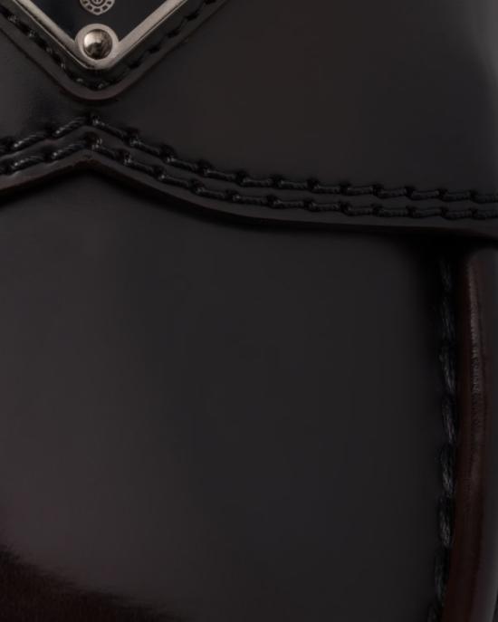 26SS 프라다 초콜릿 브러쉬드 레더 로퍼 2DE127055F0038 F G000 Brown - PRADA