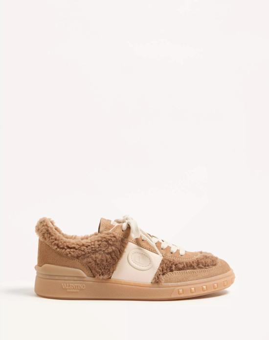 25FW 발렌티노 가라바니 레이스업 로우탑 스니커즈 7W2S0IL9XXIDGZ Beige