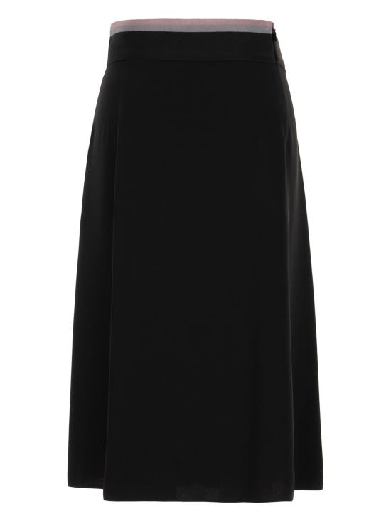 25SS 펜디 미디 스커트 FQ7617AWZIF0GME Black - FENDI