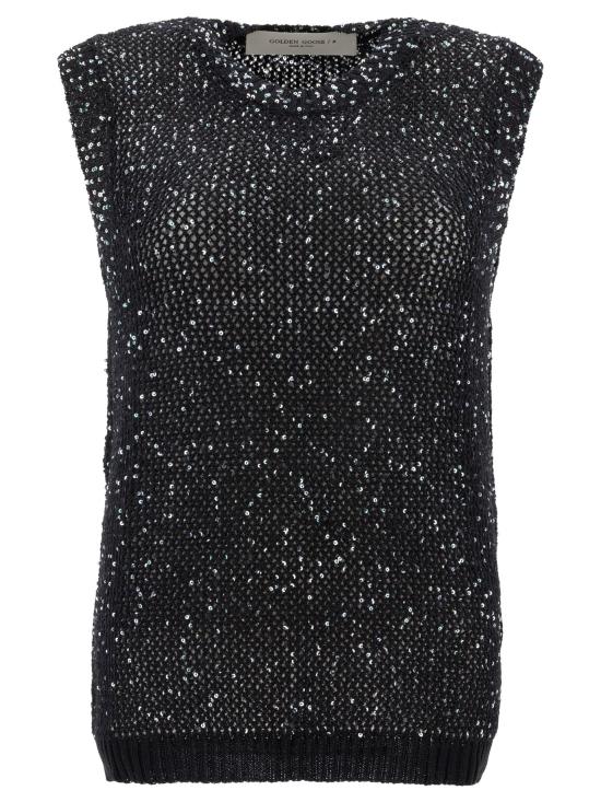 25SS 골든구스 스웨터 GWP01922P00169190100 Black