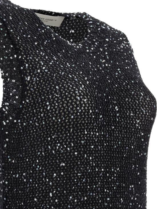 25SS 골든구스 스웨터 GWP01922P00169190100 Black - GOLDEN GOOSE