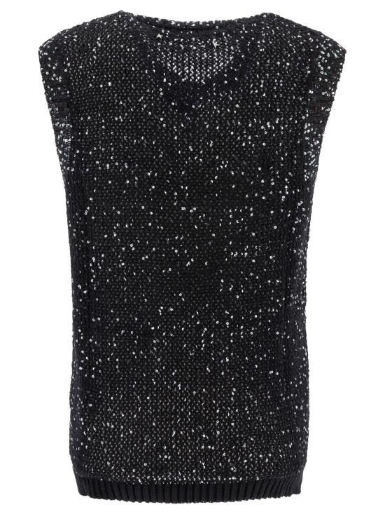 25SS 골든구스 스웨터 GWP01922P00169190100 Black - GOLDEN GOOSE