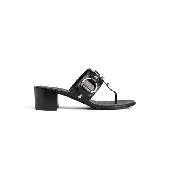 25SS 발렌시아가 뮬/슬리퍼 828013WAD4Y1080 Black