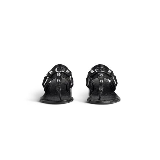 25SS 발렌시아가 뮬/슬리퍼 828013WAD4Y1080 Black - BALENCIAGA