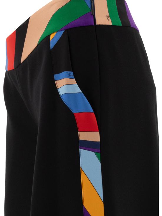  푸찌 스트레이트 팬츠 4URT154U636P02 Black - PUCCI