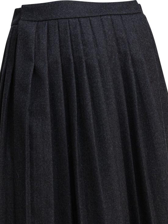 25FW 프라다 미디 스커트 P118Z11GZF0308 S OOO Grey - PRADA