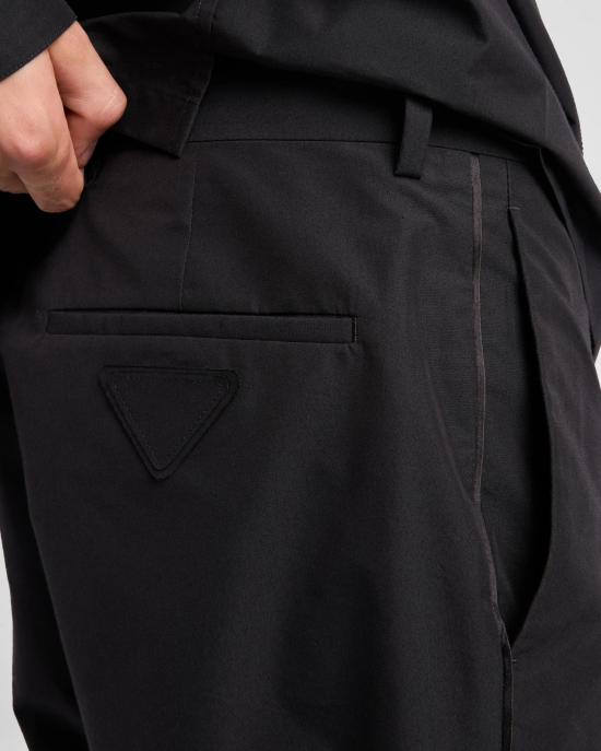  프라다 스트레이트 팬츠 UP031316A6F0002 S OOO Black - PRADA