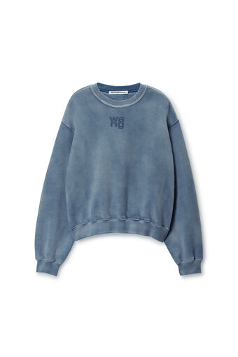 25FW 알렉산더 왕 긴팔 티셔츠 4CC3241518402D Blue