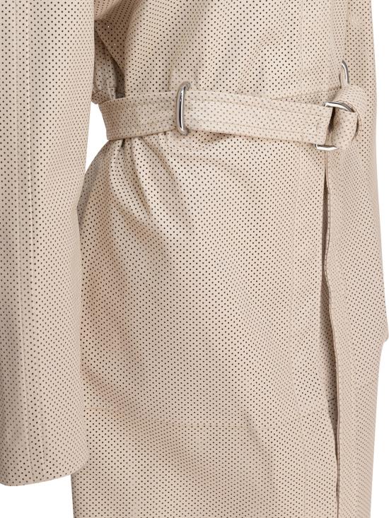  스포트막스 ANTIOPE 안티오페 롱 나파 레더 트렌치 코트 2512471013600ANTIOPE123001 Beige - SPORTMAX