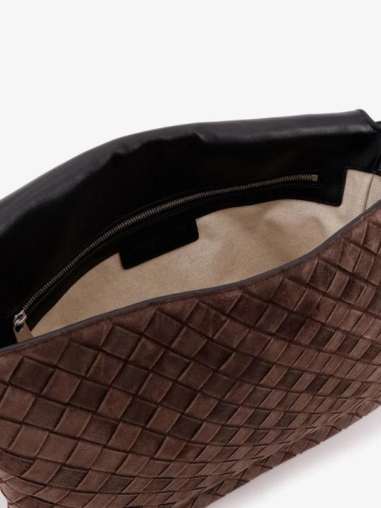 26SS 보테가베네타 스웨이드 숄더백 795074V1QE52610 Brown - BOTTEGA VENETA