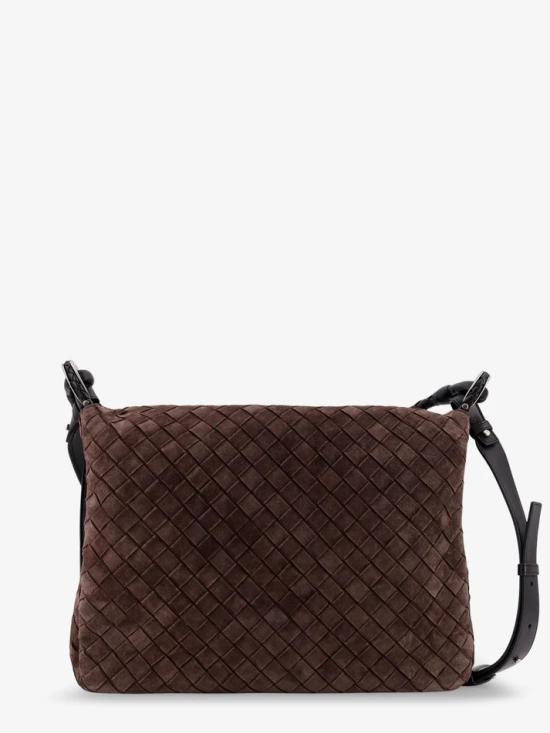26SS 보테가베네타 스웨이드 숄더백 795074V1QE52610 Brown - BOTTEGA VENETA