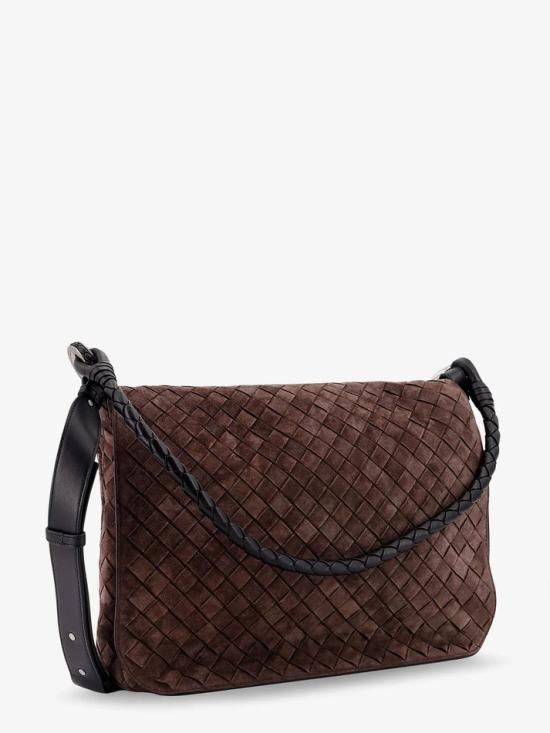 26SS 보테가베네타 스웨이드 숄더백 795074V1QE52610 Brown - BOTTEGA VENETA