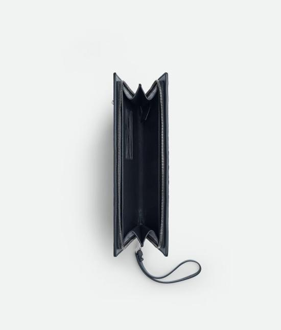 25FW 보테가베네타 스몰 인트레치아토 도큐먼트 케이스 693675V2E414211 Grey - BOTTEGA VENETA