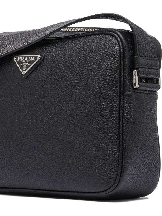 25FW 프라다 레더 숄더백 2VH1892BBEF0002 V OOO Black - PRADA