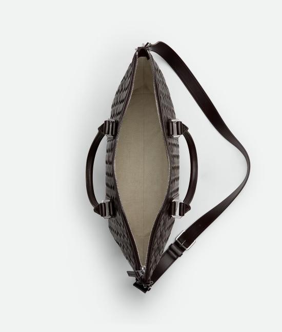 26SS 보테가베네타 인트레치아토 소프트 브리프케이스 815784V2HL12145 Brown - BOTTEGA VENETA