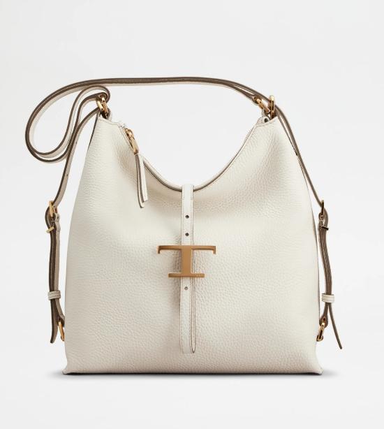 25FW 토즈 T 타임리스 스몰 숄더백  XBWTSEW0200WNTB015 White