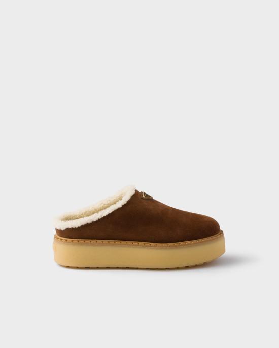 25FW 프라다 뮬/슬리퍼 1S715NJFTF0324 F ZG50 Brown