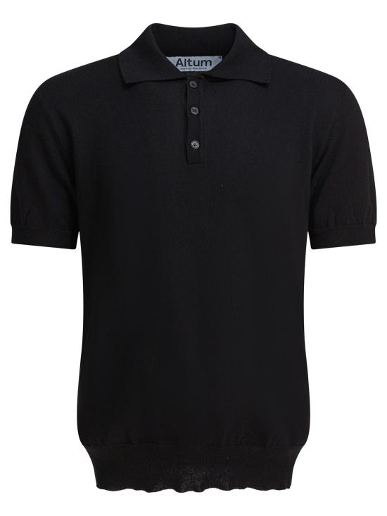 25FW 알툼 폴로 티셔츠 POLO01BLACK Black