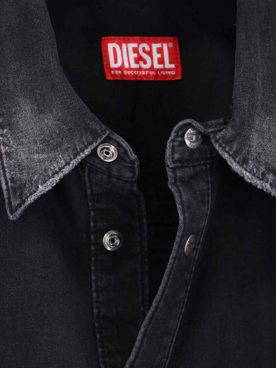 25FW 디젤 데님 셔츠 A03534 0DBDC 02 Black - DIESEL