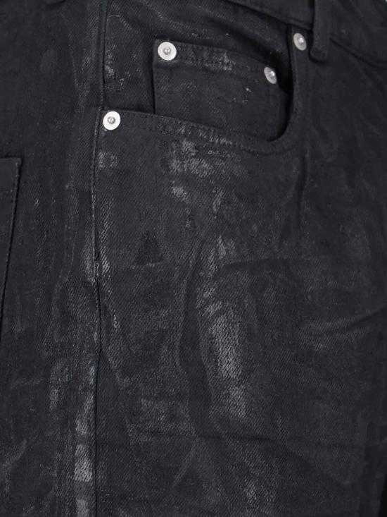 25FW 릭 오웬스 데님 팬츠 RR02E1335 BMC 09 Black - RICK OWENS