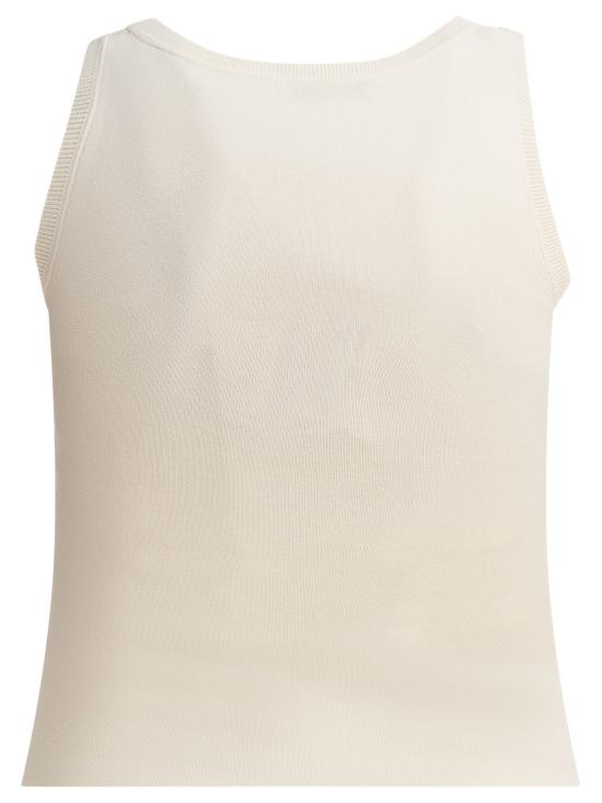 25SS 막스마라 민소매 티셔츠 2511361049600PENTOLA001 Beige - MAX MARA