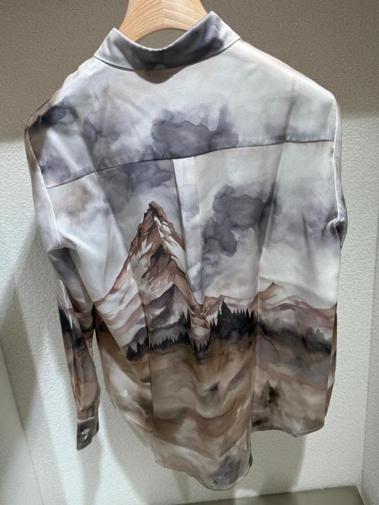 26SS 슬립노모어 블라우스 CC02BIANCO SEPPIA ZERMATT Grey - SLEEP NO MORE