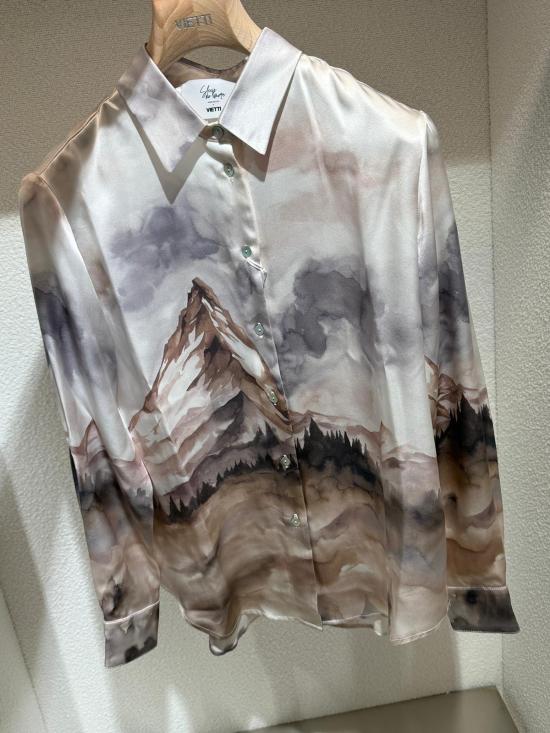 26SS 슬립노모어 블라우스 CC02BIANCO SEPPIA ZERMATT Grey