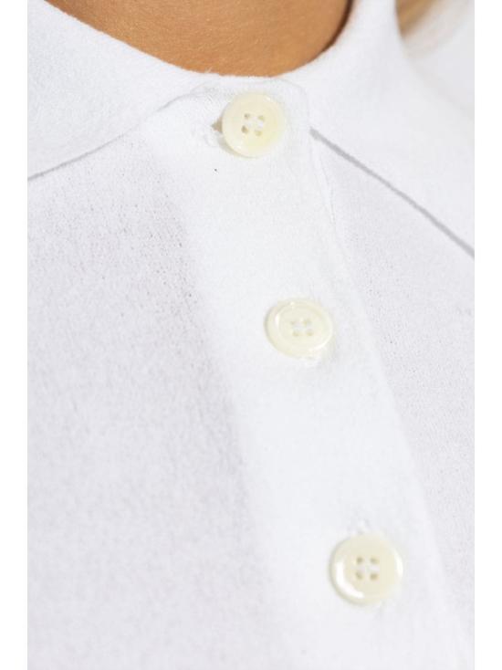 24FW 버버리 폴로 티셔츠 8095289 White - BURBERRY