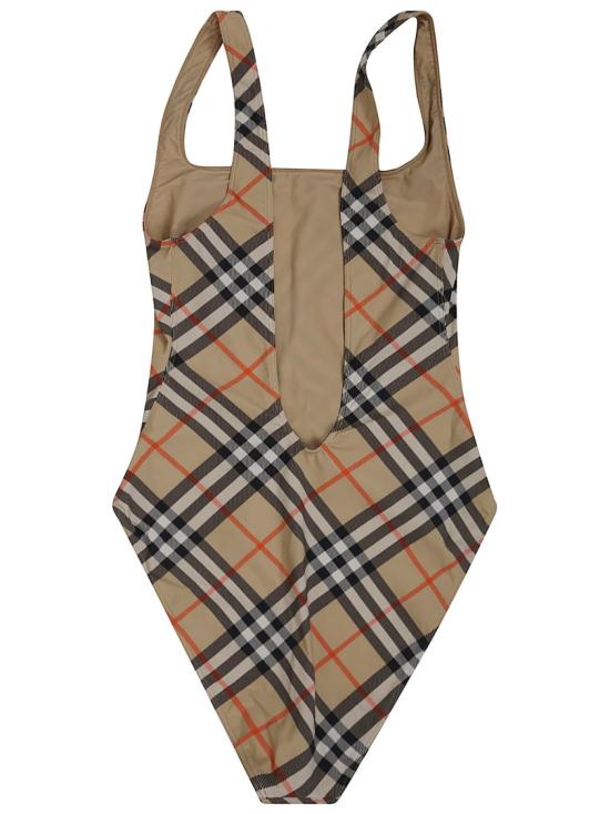 25FW 버버리 체크 스윔수트  8100758 Neutrals - BURBERRY