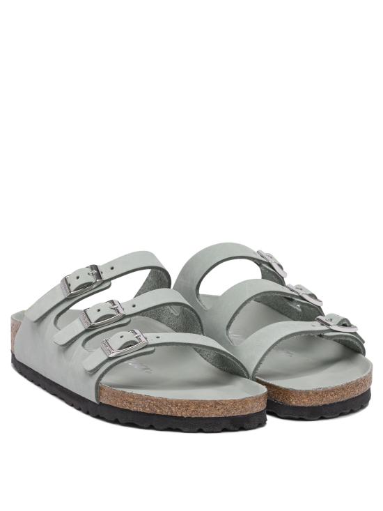  버켄스탁 플로리다 프레쉬 누벅 레더 1029450PURE SAGE Grey - BIRKENSTOCK