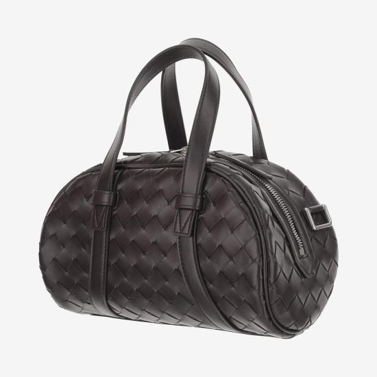 26SS 보테가베네타 인트레치아토 짐 퀸 스몰 토트백 837352V2HL12145 Brown - BOTTEGA VENETA