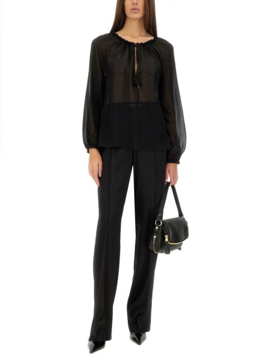 25SS 톰포드 블라우스 TS2091 FAX852LB999 Black - TOMFORD