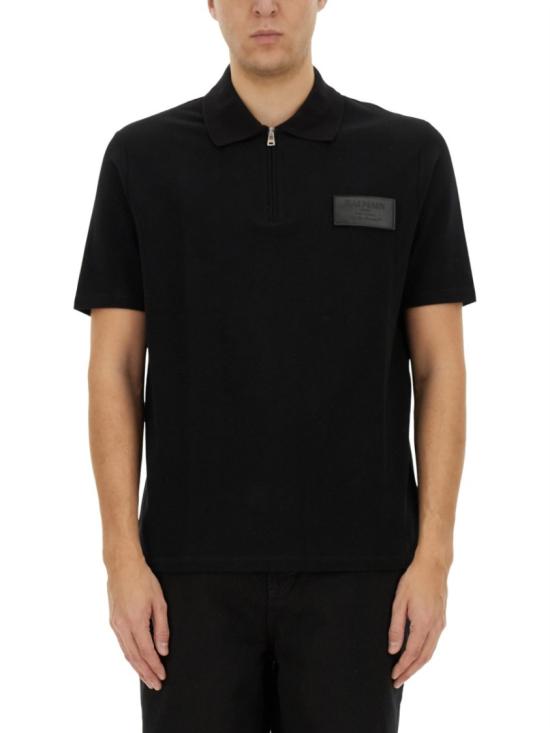 25SS 발망 폴로 티셔츠 EH1GC027BC92 0PA Black