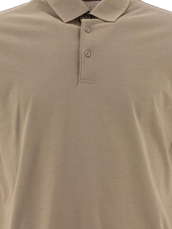 25SS 에르노 폴로 티셔츠 JPL00115U520052600 Brown - HERNO