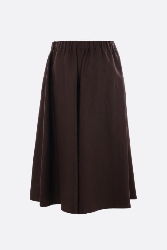 25SS 브루넬로 쿠치넬리 미디 스커트 ML142G3767C273 Brown