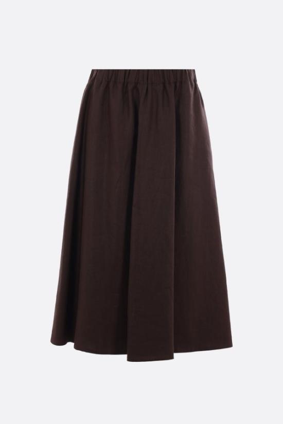 25SS 브루넬로 쿠치넬리 미디 스커트 ML142G3767C273 Brown - BRUNELLO CUCINELLI