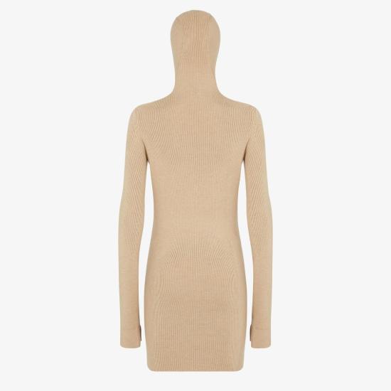 24FW 펜디 원피스 FZDC60ASJKF1PNO Beige - FENDI