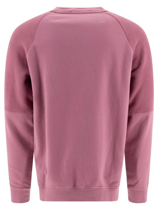  스톤 아일랜드 컴퍼스 로고 패치 스웨트셔츠 811560252V0086 Pink - STONE ISLAND
