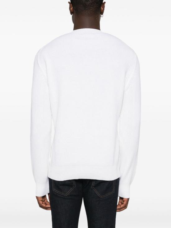  에르메네질도제냐 스웨터 UEK81A8110N91 White - ERMENEGILDO ZEGNA