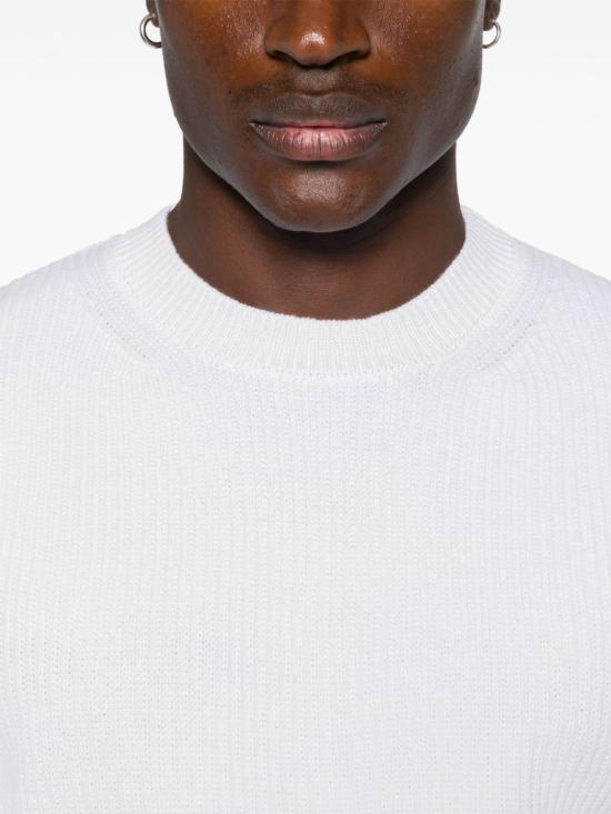  에르메네질도제냐 스웨터 UEK81A8110N91 White - ERMENEGILDO ZEGNA