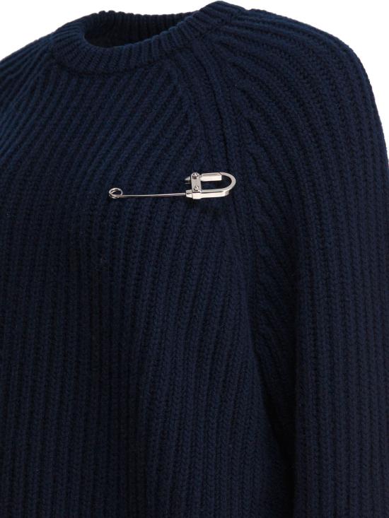 25FW 프라다 스웨터 P24S2P172EF0008 S OOO Blue - PRADA