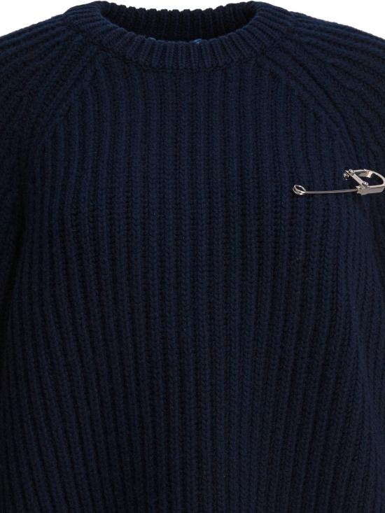 25FW 프라다 스웨터 P24S2P172EF0008 S OOO Blue - PRADA