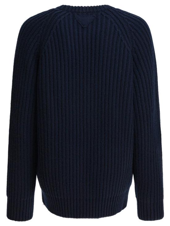 25FW 프라다 스웨터 P24S2P172EF0008 S OOO Blue - PRADA