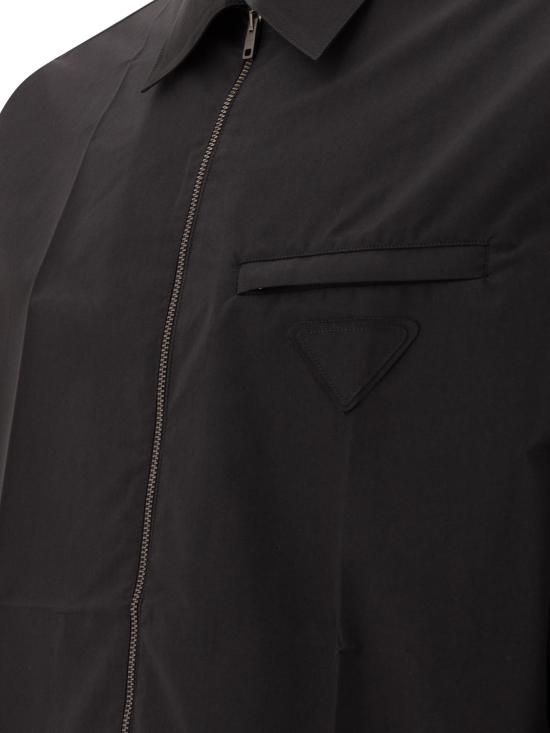 26FW 프라다 긴팔 셔츠 SC80216A6F0002 S OOO Black - PRADA